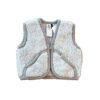 Alwero - Bodywarmer CARPATHIAN, Biowolle, Hellgrau