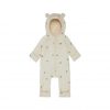 Konges Sløjd - Baby Onesie mit Kapuze, Cherries, Biobaumwolle