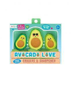 OOLY - Radiergummi & Anspitzer Set "Avocado"