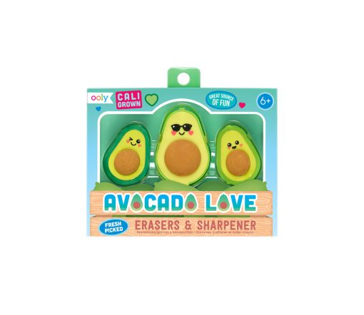 OOLY - Radiergummi & Anspitzer Set "Avocado"