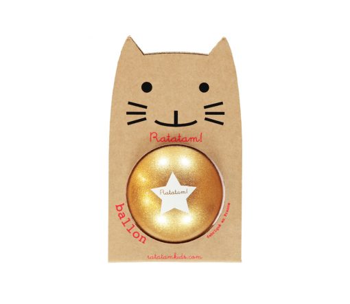 Ratatam - Ball Glitzer, Gold, 15cm