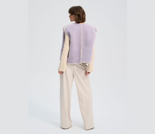 Alwero - LIMITED EDITION, Weste Women CLOUD, Biowolle, Lilanice – Bild 5