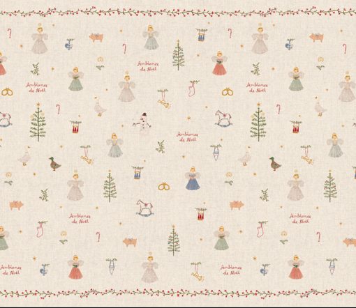 Maileg -  Geschenkpapier, "Weihnachten" - Rolle 10m