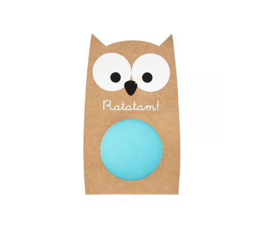 Ratatam - Flummi, Glow in the dark, blue 5,7cm