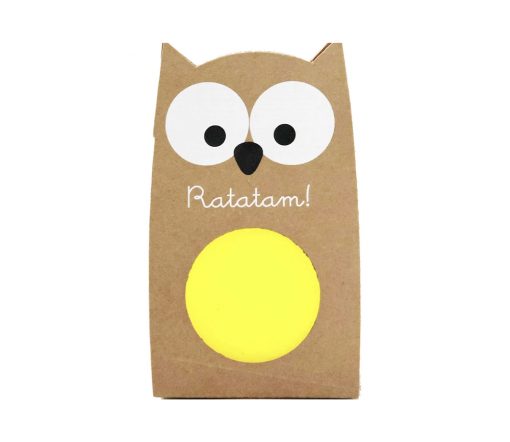 Ratatam - Flummi, Glow in the dark, yellow 5,7cm