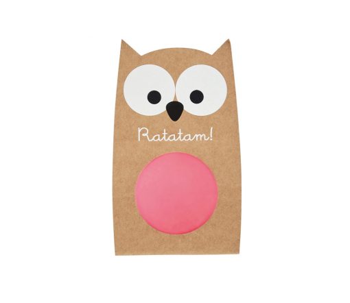 Ratatam - Flummi, Glow in the dark, pink, 5,7cm