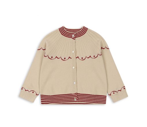 Konges Sløjd - Strickjacke "Whamie", Biobaumwolle