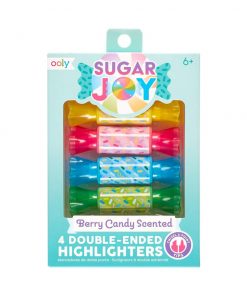 OOLY - Textmarker mit Duft "Sugar Joy", 4er Set