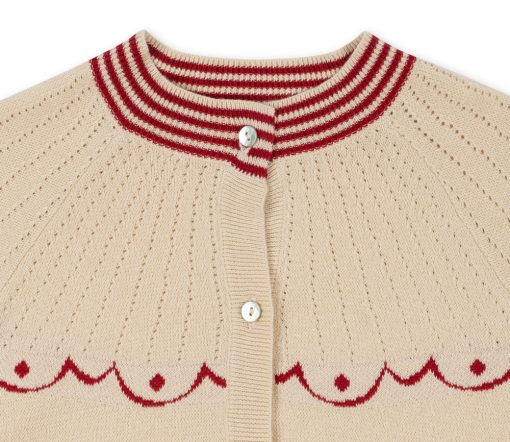 Konges Sløjd - Strickjacke "Whamie", Biobaumwolle – Bild 5