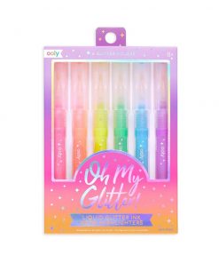 OOLY - Neon Glitzer Marker "Oh My Glitter", 6er Set