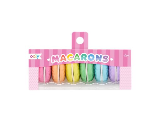 OOLY - Radiergummi, "Le Macaron Pastell", 5er Pack mit Duft