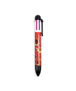 OOLY - Click-Stifte "Comic Attack", 6 Farben, schwarz