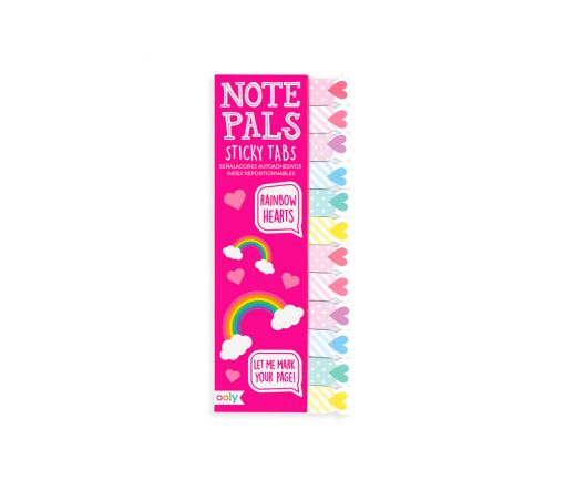 OOLY - Haftnotizen, Sticky Notes, "Rainbow Hearts"