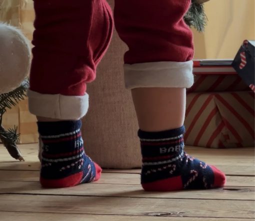 MDMD - Socken "BABY CLAUS", Navy – Bild 2