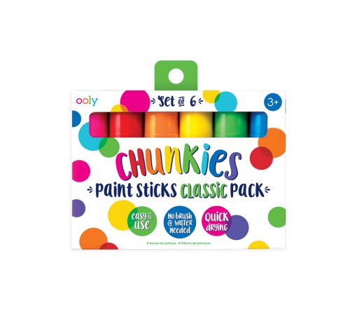 OOLY - 6 Farbstifte Neon "Chunkies"