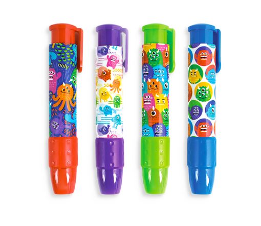 OOLY - Click-It Radiergummi, Monsters, Blau – Bild 2