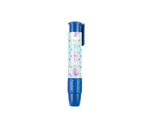 OOLY - Click-It Radiergummi, Unicorns, Blue