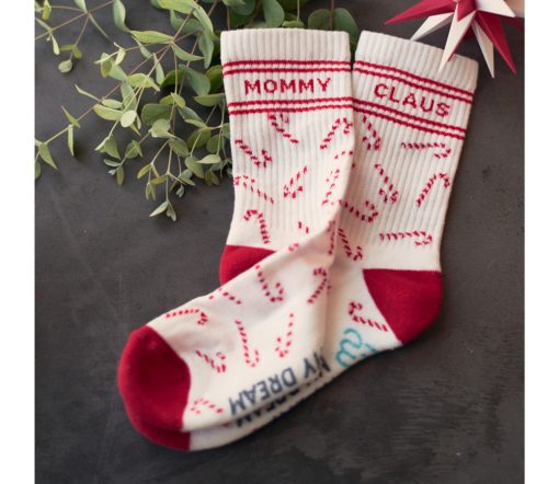 MDMD - Socken "MOMMY CLAUS", white – Bild 5
