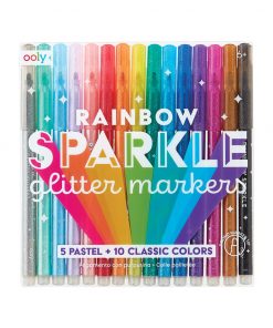 OOLY - 15 Rainbow Sparkle Glitter Markers