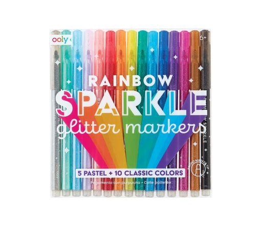 OOLY - 15 Rainbow Sparkle Glitter Markers