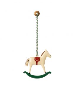 Maileg -  Metallornament, Schaukelpferd