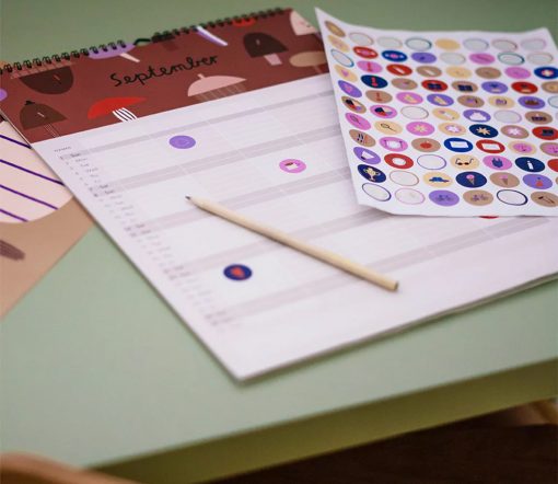 NUUKK - Familienkalender 2025 inkl. Poster + 88 Sticker – Bild 3