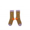Sticky Lemon - Socken "Farmhouse", check soil green