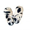 Alwero - Hausschuhe Flip-Flop, TWENN X, LEO Gepard, Biowolle