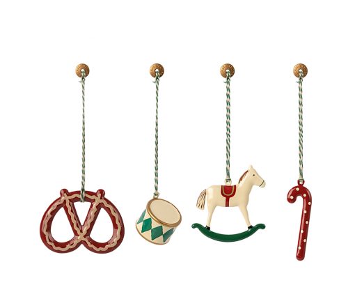 Maileg -  Metallornament Set -  Peter's Christmas