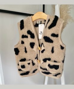 Alwero - Bodywarmer Alpen Junior, Biowolle, LEO Gepard