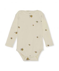Konges Sløjd - Baby Body, Lemon, Biobaumwolle