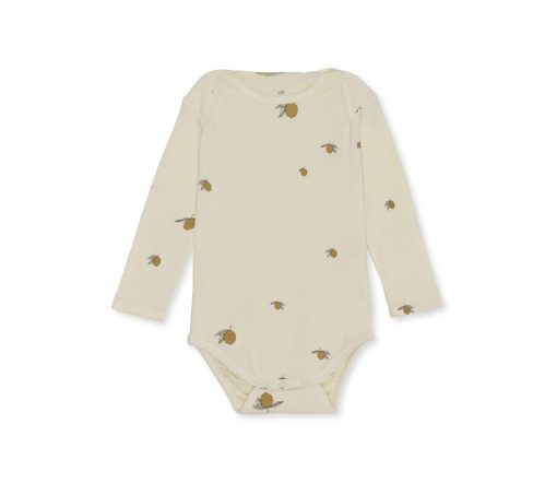 Konges Sløjd - Baby Body, Lemon, Biobaumwolle