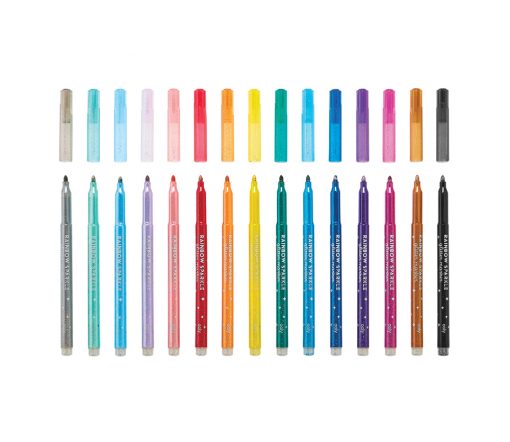 OOLY - 15 Rainbow Sparkle Glitter Markers – Bild 3