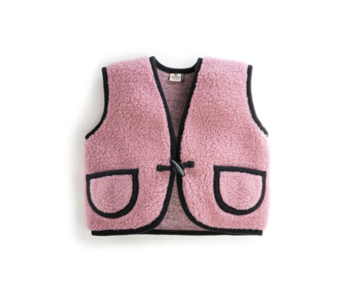 Alwero - Bodywarmer "Alpen 2.0" Junior, Biowolle, Venetian Pink, ultra light