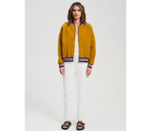 Alwero - Jacke BOOM, Dijon, Biowolle, ultra light – Bild 6
