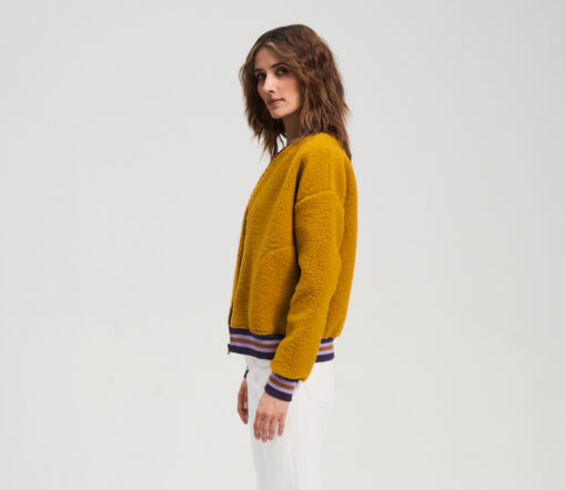 Alwero - Jacke BOOM, Dijon, Biowolle, ultra light – Bild 4