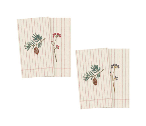 Maileg -   Serviette, Brindille de noël - Groß