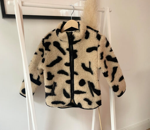 Alwero - Teddy Wolljacke LEO Junior, Biowolle, Gepard