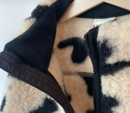Alwero - Teddy Wolljacke LEO Junior, Biowolle, Gepard – Bild 4