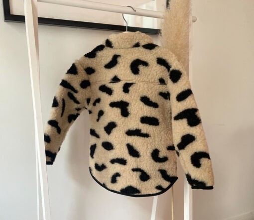 Alwero - Teddy Wolljacke LEO Junior, Biowolle, Gepard – Bild 2