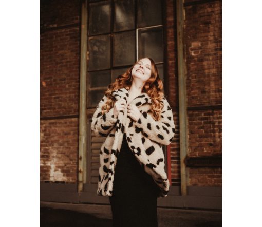 Alwero - Manteljacke Woman "MOODS", Biowolle, Leo/Gepard – Bild 5