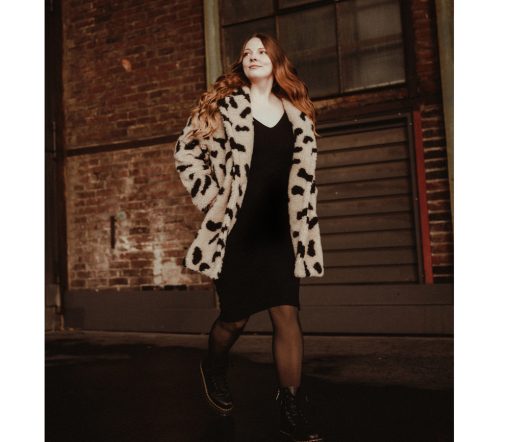 Alwero - Manteljacke Woman "MOODS", Biowolle, Leo/Gepard – Bild 2