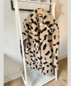 Alwero - Manteljacke Woman "MOODS", Biowolle, Leo/Gepard