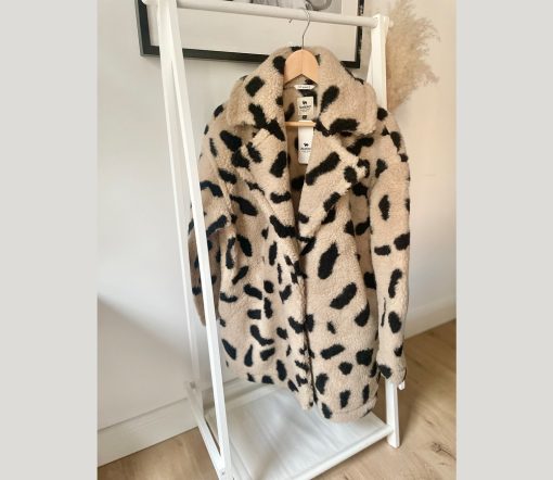 Alwero - Manteljacke Woman "MOODS", Biowolle, Leo/Gepard
