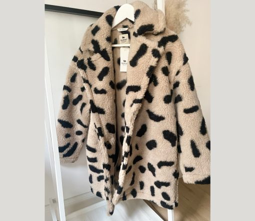 Alwero - Manteljacke Woman "MOODS", Biowolle, Leo/Gepard – Bild 3