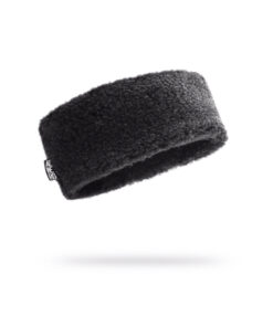 Alwero - Stirnband / Halswärmer VOVO, Deep Black, Biowolle, ultra light