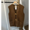 Alwero - Bodywarmer "Alpen 3.0" Adult, Biowolle, Teddy Brown, ultra light