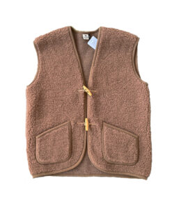 Alwero - Bodywarmer "Alpen 3.0" Adult, Biowolle, Teddy Brown, ultra light