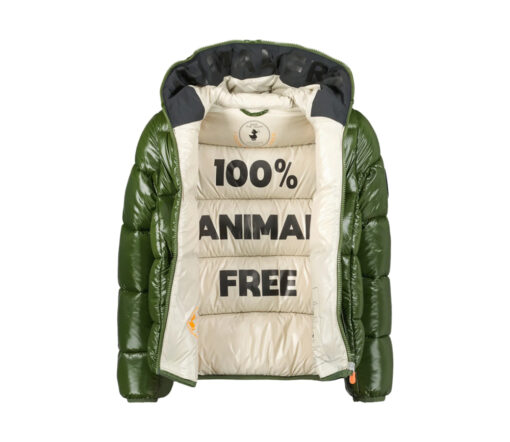 Save the Duck - Winter Daunenjacke mit Kapuze "KATE", Vegan, pine green – Bild 6