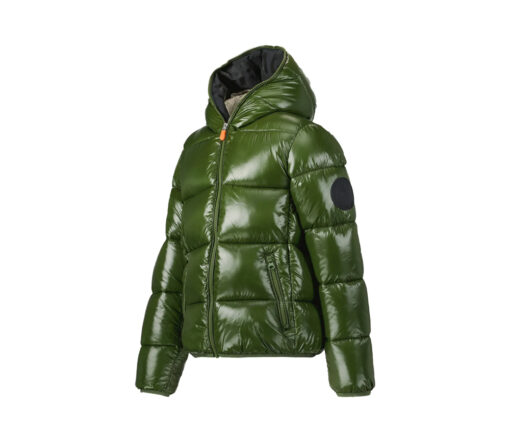 Save the Duck - Winter Daunenjacke mit Kapuze "KATE", Vegan, pine green – Bild 2